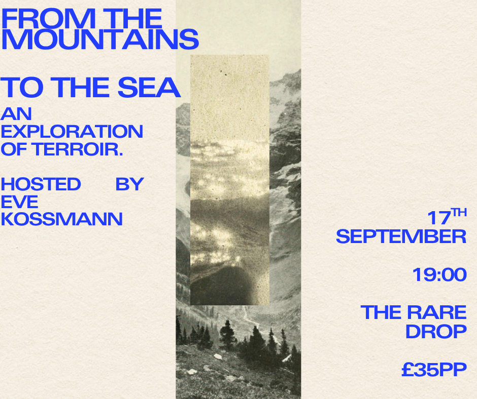 Eve Kossman Wine Night | From the Mountain to the Sea! | 17/9