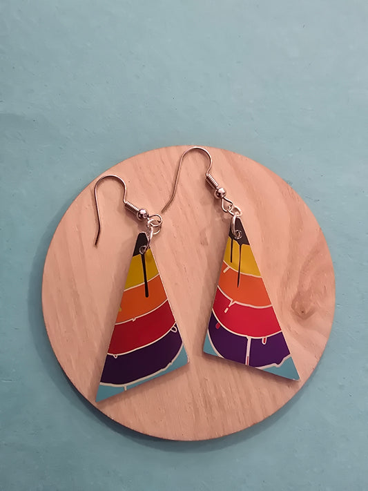 Tiny Rebel Rainbow Earrings