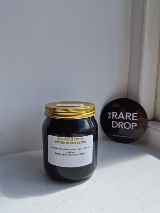 Black Spanish Pitted Olives in Brine