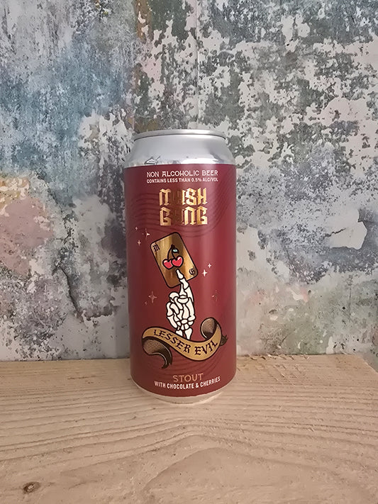 Mash Gang Lesser Evil | Non Alcoholic Stout | 0.5%