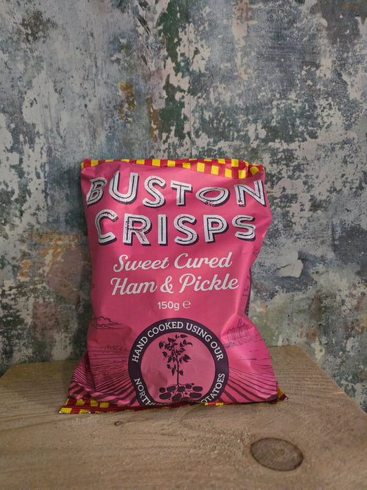 Buston Crisps | Sweet Cured Ham & Pickle