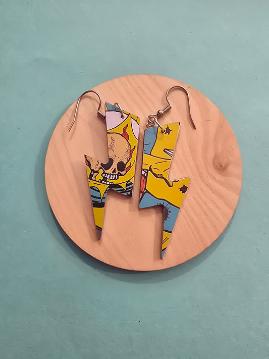 Beavertown Lightning Earrings